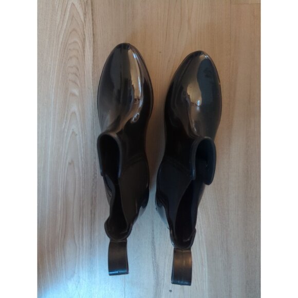 French Connection Bootie Boots Womens Size 10 Black Patent Leather NWOT-lp - Picture 5 of 8